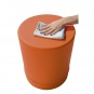 Sitzelement, Hocker rund L, Durchmesser 37 cm, Höhe 25 cm 